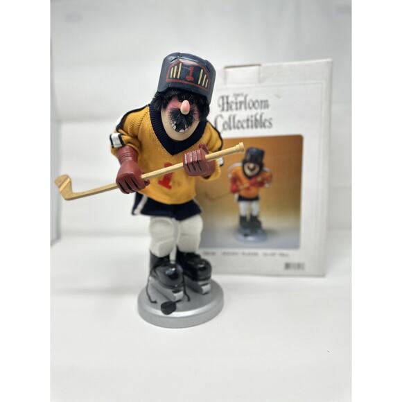 Nutcracker Zim's Heirloom Collectibles Vintage 2000 Hockey Player 13" RARE - Picture 3 of 10